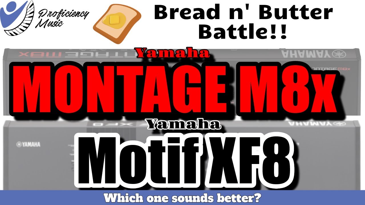 Yamaha Montage M8x vs Yamaha Motif XF8: Bread 'n Butter Sounds Comparison!