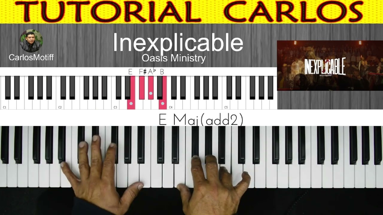 Inexplicable - Oasis Ministry . Piano Tutorial