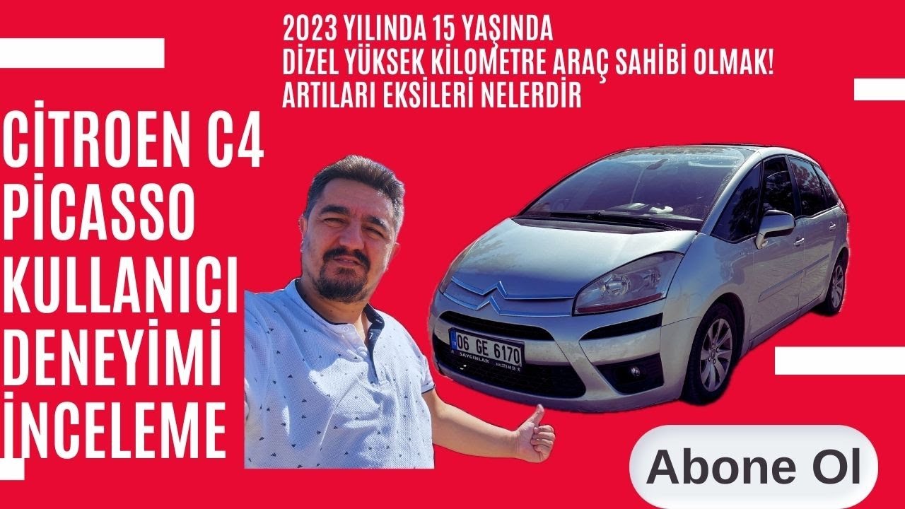 Citroen c4 Picasso 2008 1.6 HDİ SXPK| İnceleme| Kullanıcı Değerlendirmesi| Bu araç bir efsane...