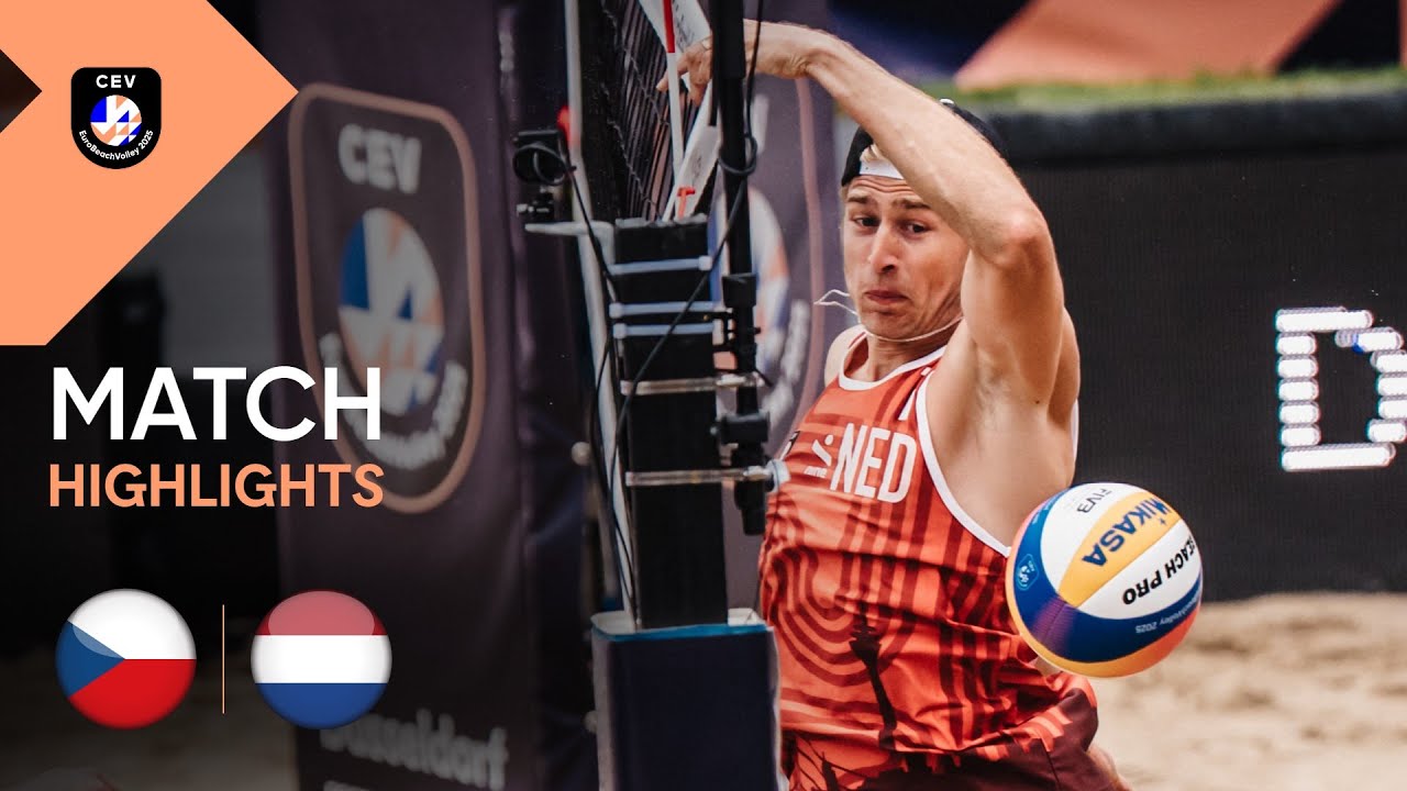 Match Highlights I CZE vs NED I QuarterFinals I CEV EuroBeachVolley 2025