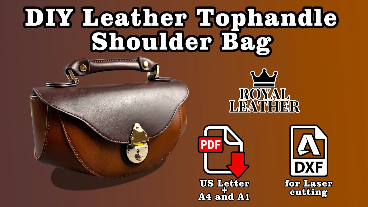 DIY Leather Tophandle Shoulder Bag: Complete Sewing Tutorial