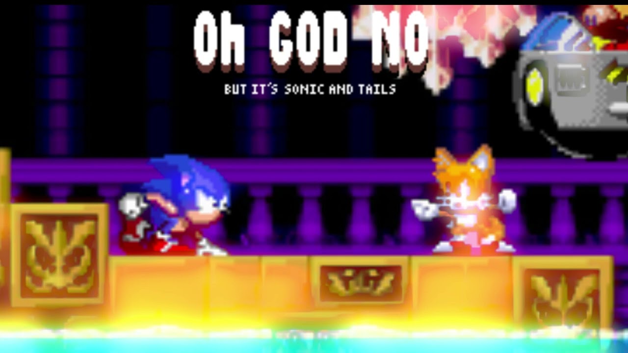 OH GOD NO - but it's a Sonic the Hedgehog & Miles Tails Prower cover