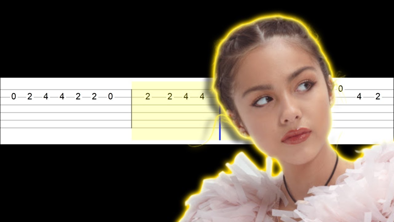 Olivia Rodrigo - vampire (Easy Guitar Tabs Tutorial)