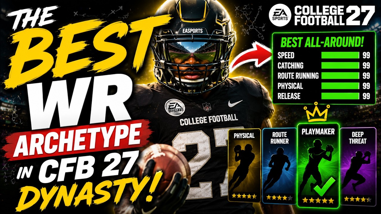 The BEST WR Archetype in CFB 27 Dynasty!