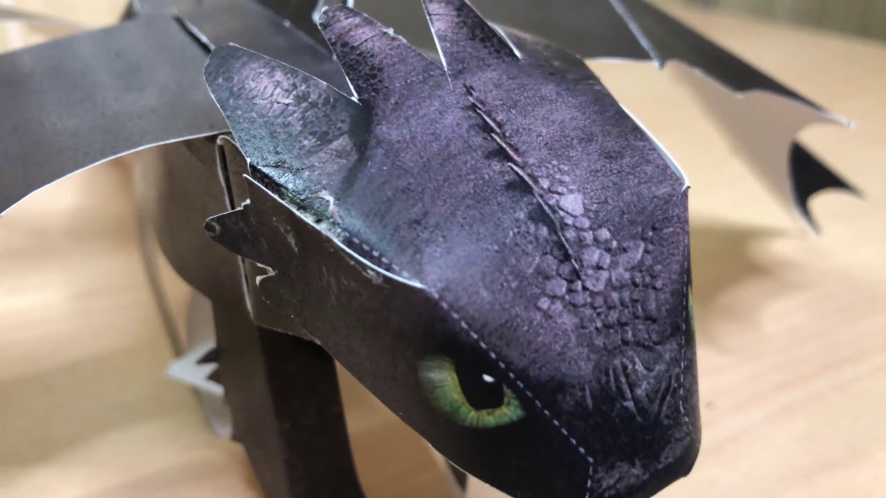 How to Train Your Dragon 3 Full 4K HD (Toothless Paper craft)