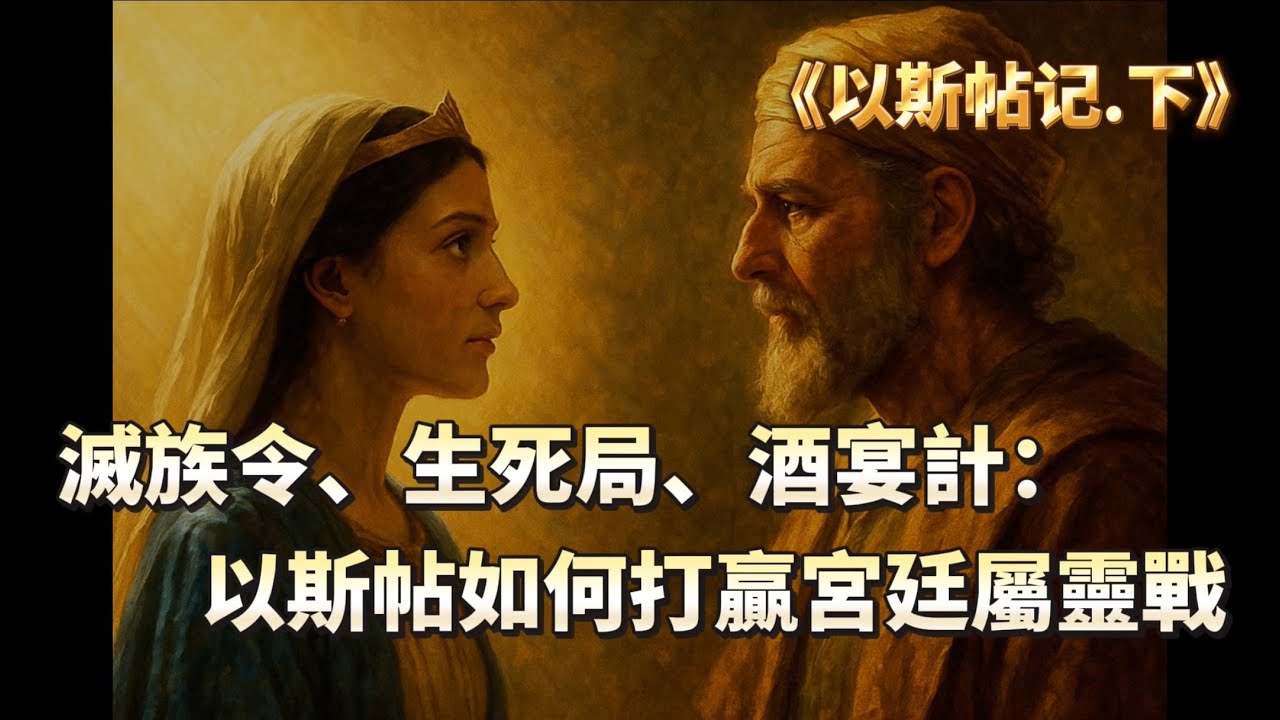 《反轉乾坤的神跡時刻！以斯帖記下》滅族令、生死局、酒宴計：以斯帖如何打贏宮廷屬靈戰？《聖經人物志》165