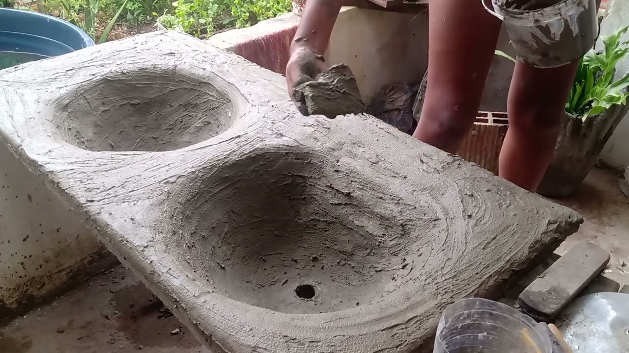 COMO FAZER PIA DE CIMENTO?