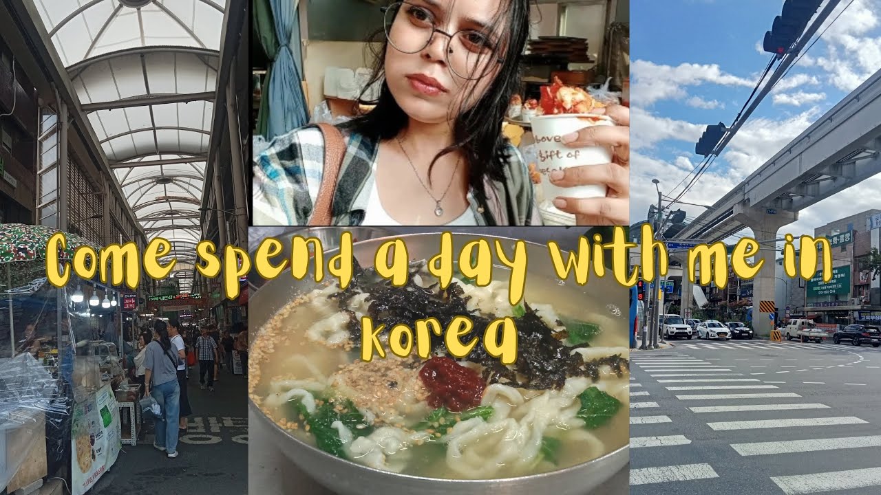 🇮🇳Indian student exploring 🇰🇷local market and food in korea. #korea #studentlife #gksscholar