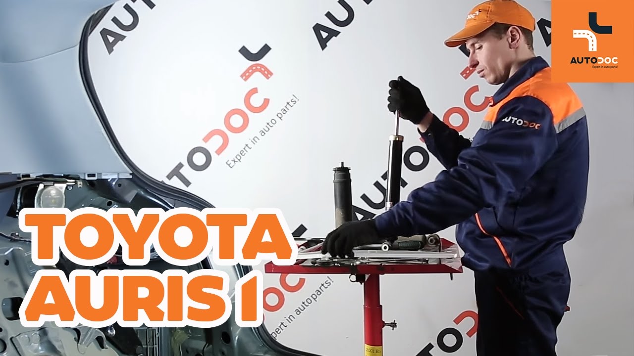 Come sostituire ammortizzatori posteriori su TOYOTA AURIS 1 TUTORIAL | AUTODOC