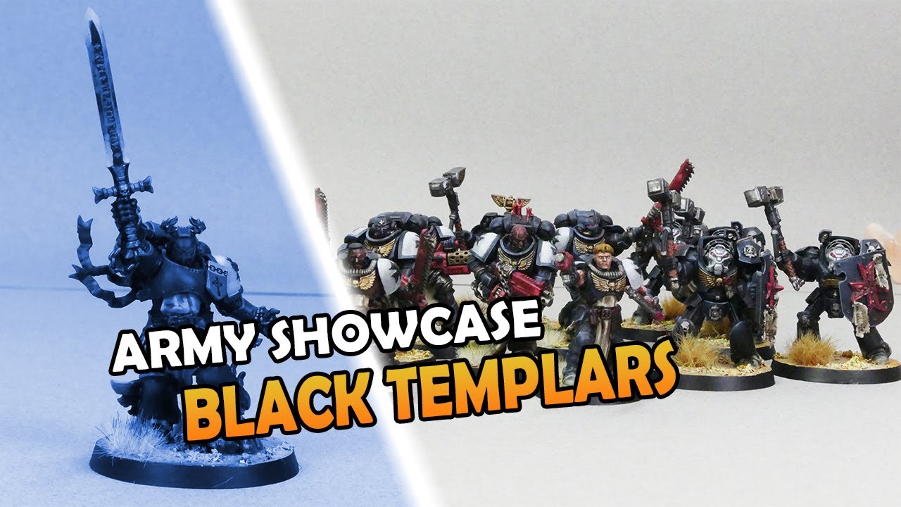 Warhammer 40k : Black Templars Army showcase