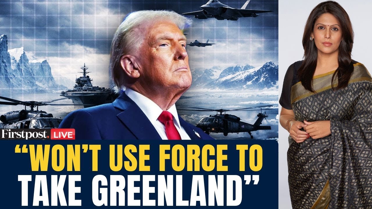 LIVE: Trump Rules Out Force Against Greenland but Demands Immediate Talks |Vantage with Palki Sharma