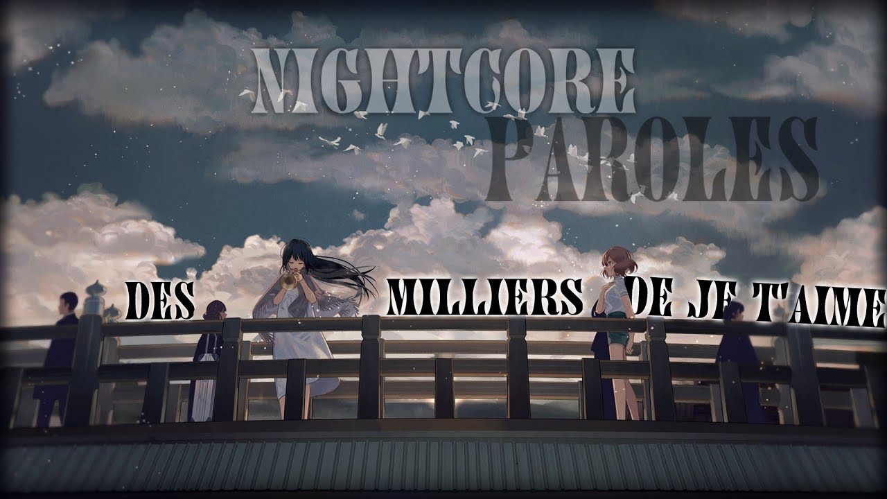 Nightcore AMV - Des Milliers De Je T'Aime (Slimane )- (Lyrics)/ HD FRENCH/