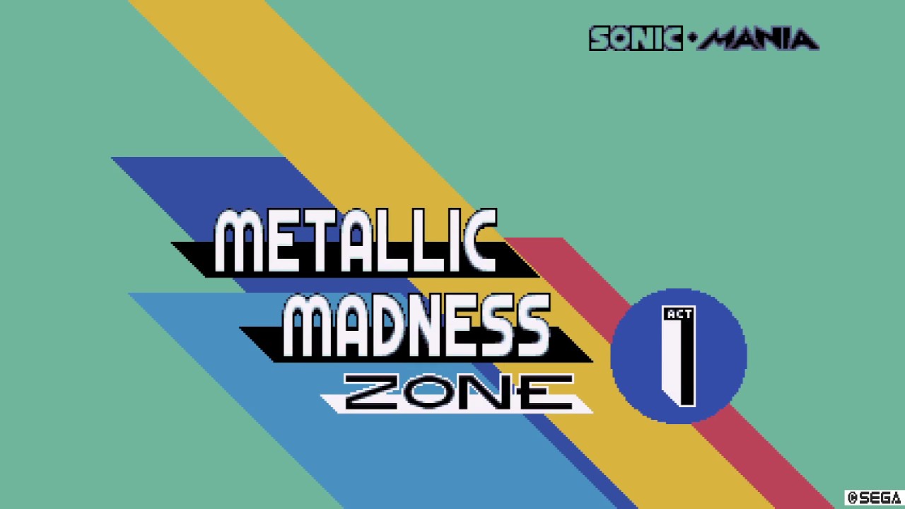 Sonic Mania Plus (Encore Mode) - Metallic Madness Zone Act 1 Special Stage Rings