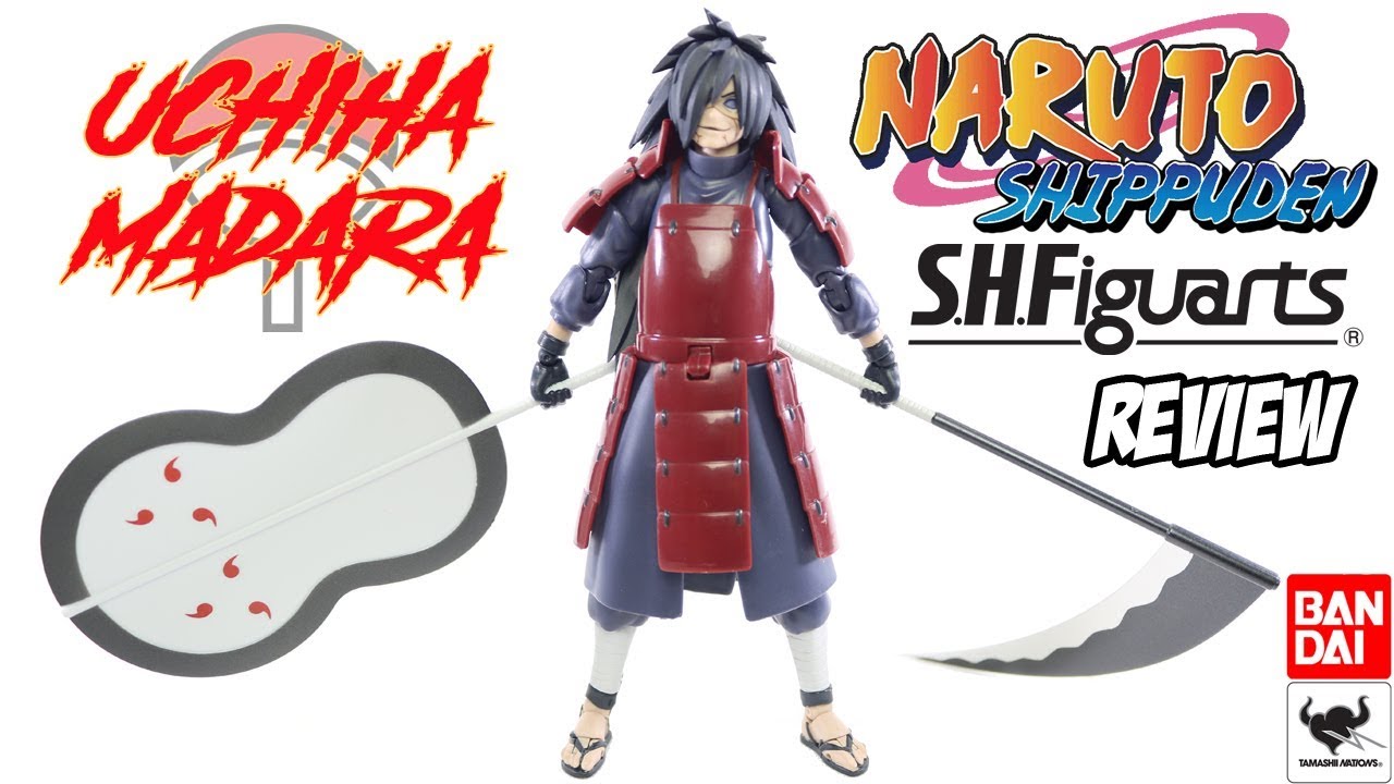 Review Uchiha Madara SH Figuarts Naruto Shippuden Bandai Tamashii Nations   brinquedo em portugues
