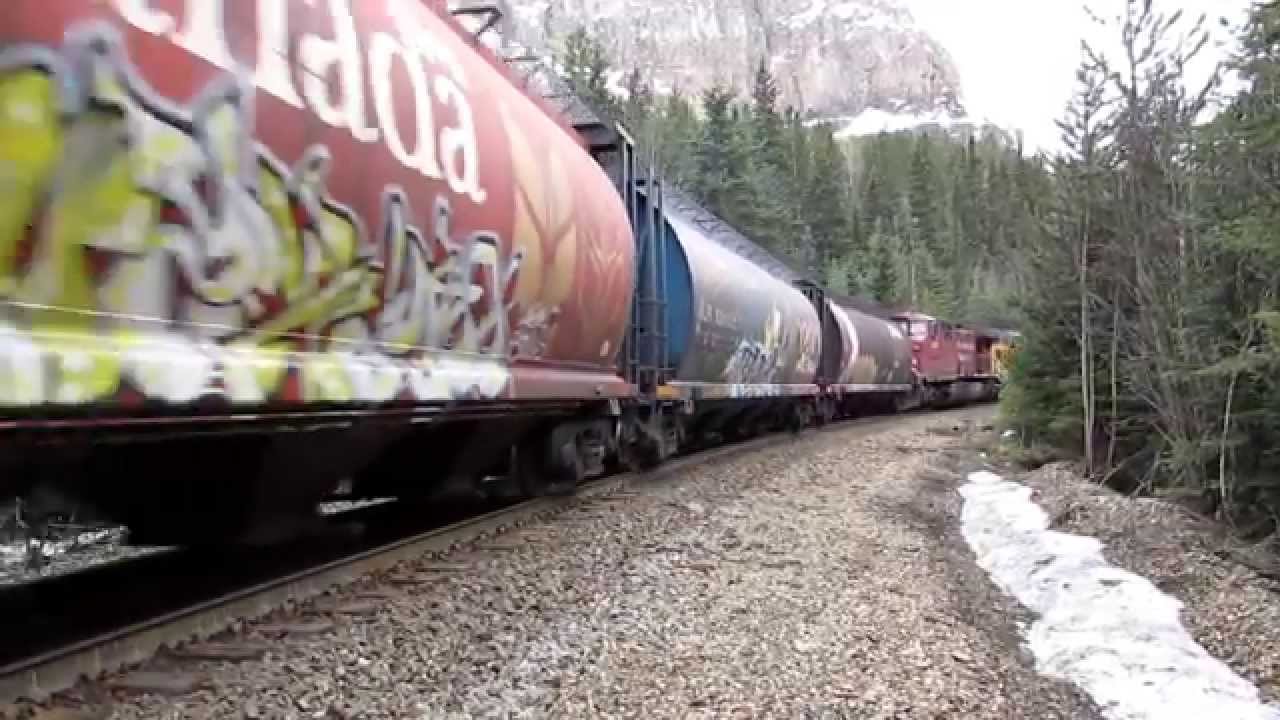 Super Rare UP SD90MAC Leading Through the Canadian Pacific's Spiral Tunnels