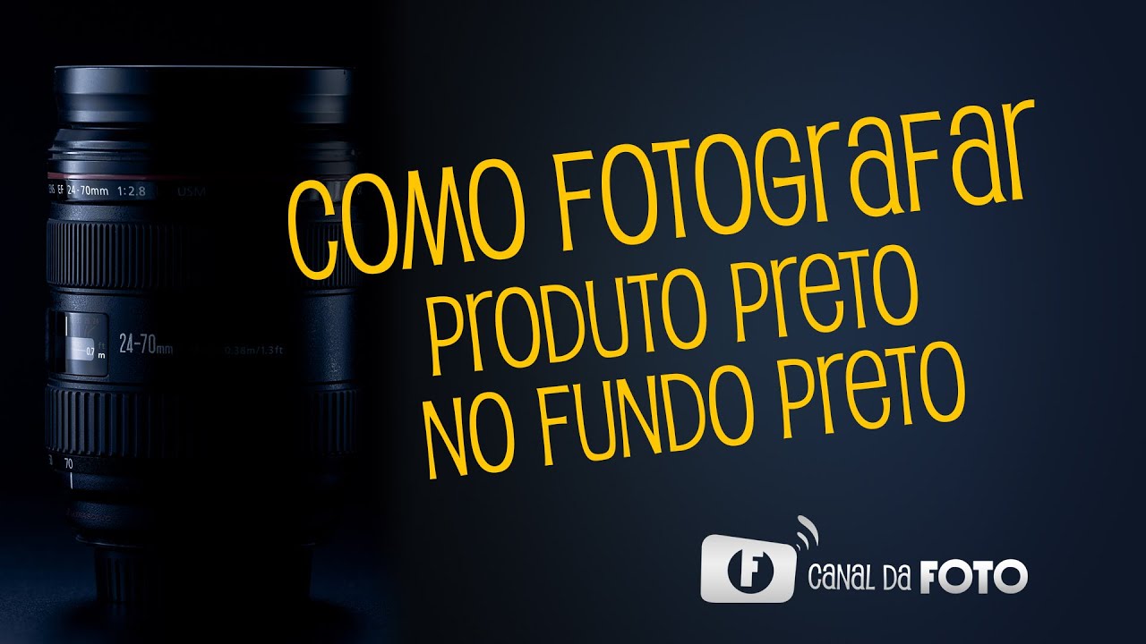 Na prática #1: Como fotografar produto preto com fundo preto
