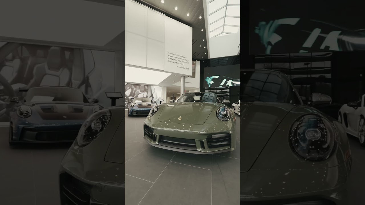 Carrera Tuesday featuring our just-arrived 2026 (992.2) 911 Carrera T in Paint-to-Sample Nato Olive.