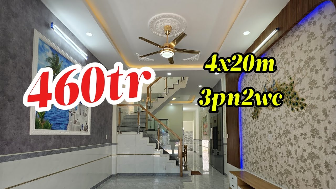 Mời anh chị đến xem căn nhà mới xây 4x20m full thổ cư sổ hồng riêng gần Chợ Đầu Mối Hóc Môn giá rẻ