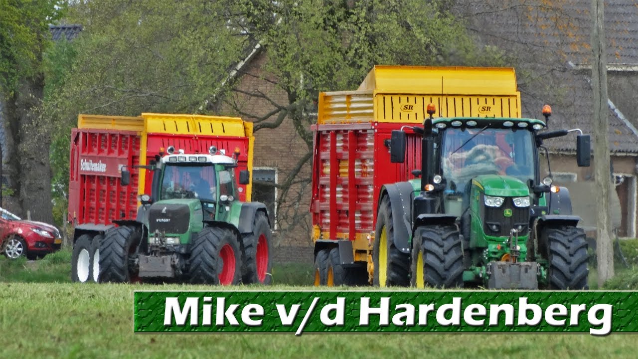 Fendt 916 + John Deere 6175 | Grass Silage | van Spijkeren | Schuitemaker | Doornspijk | 2017.