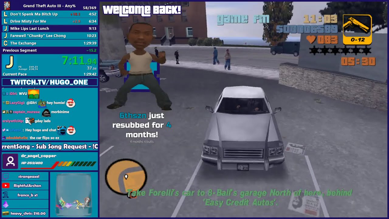 GTA 3 Any% Speedruns & GTA San Andreas Practice