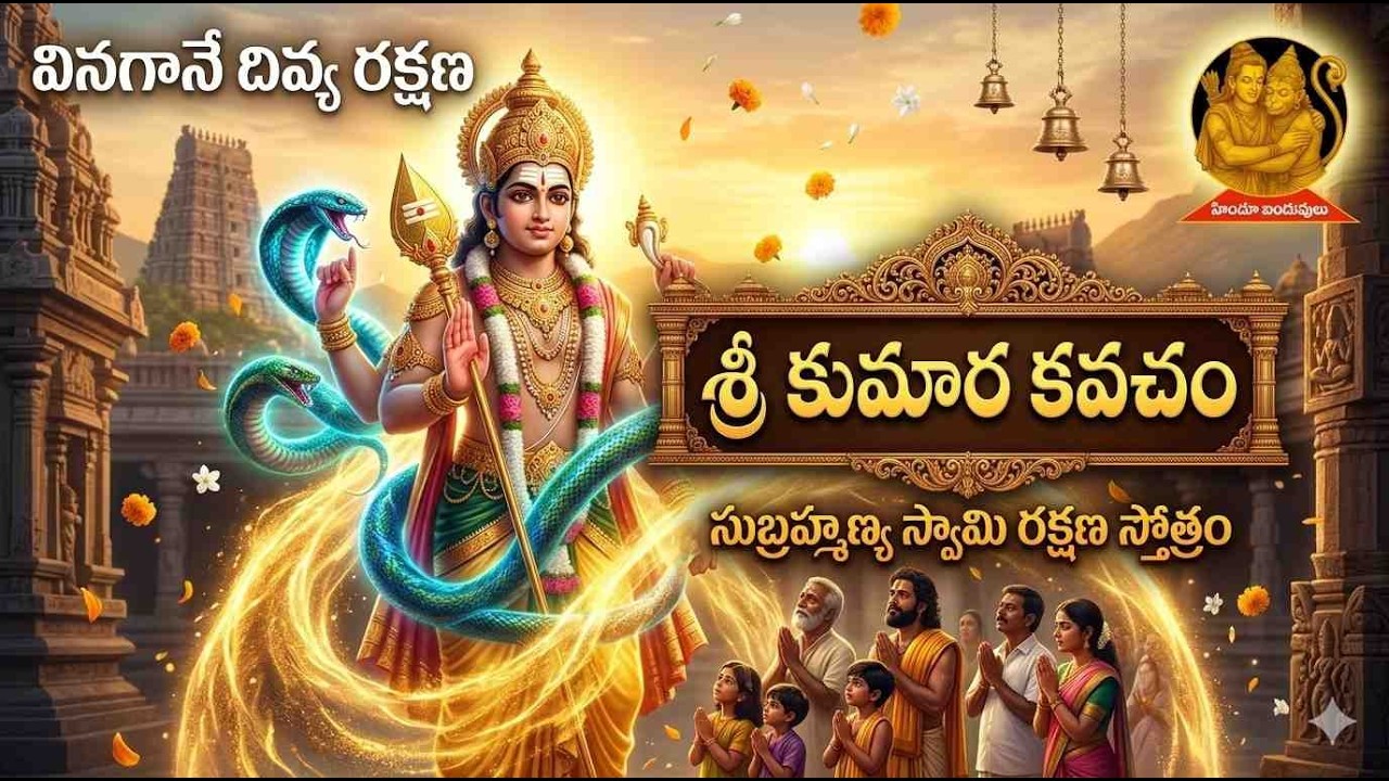 Sri Kumara Kavacham | శ్రీ కుమార కవచం Powerful Subrahmanya Swamy Protection Stotram | AI Devotional