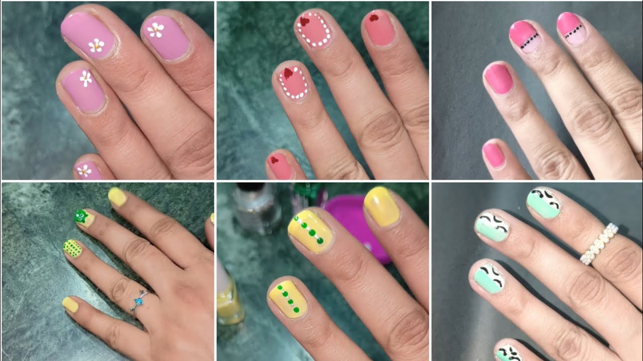 Easy & simple nailart for beginners || Try at home || Cute nails || 2026