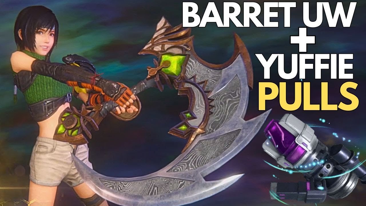 Yuffie + Barret UW pulls! | Final Fantasy 7 Ever Crisis