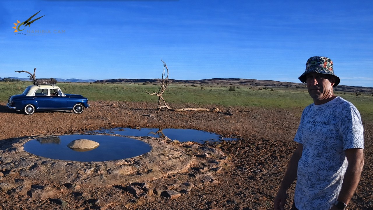 Unexpected Moments in the Namib Desert | Mr. NamibiaCam Visit, Wild Horses & a Mercedes-Benz.