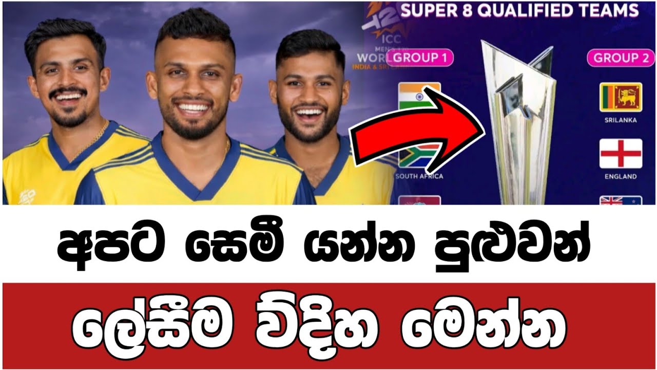 සේමී ෆයිනල් ලේසීයෙන්ම යමු 🇱🇰❤️ How to qulifire Srilanka on Semi Final t20 Cricket World Cup 2026