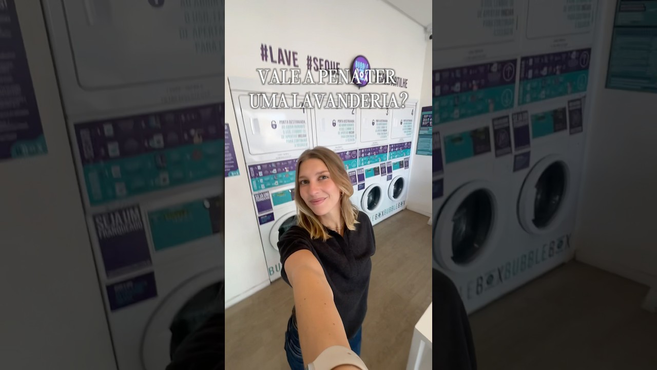 Vale a pena ter uma lavanderia self service? 💜🫧 #lavanderiaselfservice #empreendedora