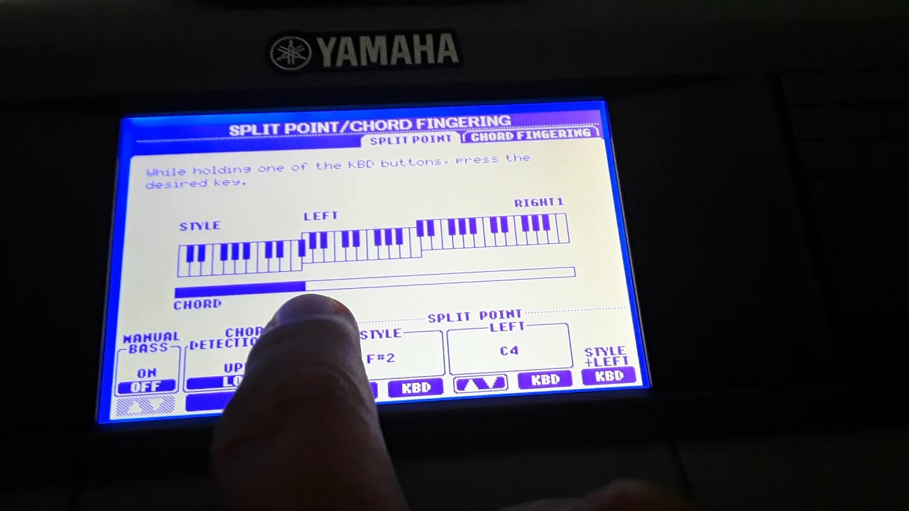 COMO DIVIDIR O TECLADO EM 3 PARTES  S670