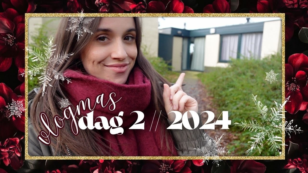 MINI VAKANTIE IN CENTER PARCS DE VOSSEMEREN & COTTAGE TOUR🎄 // VLOGMAS #2 - 2024