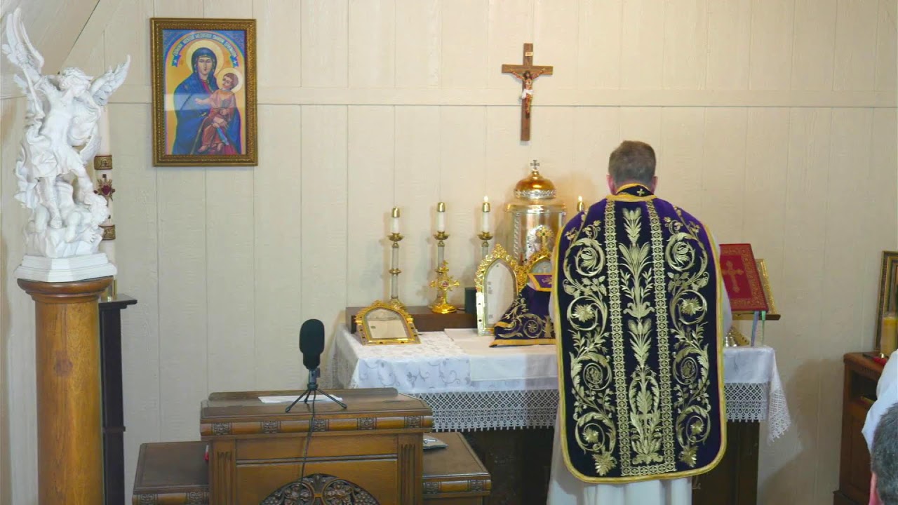 Fr. Altman Celebrating Holy Mass:  3-1-26