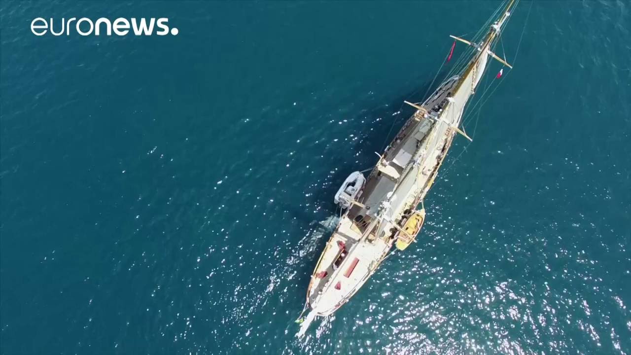 Drone footage:XIV Bailli de Suffren' sailing prize