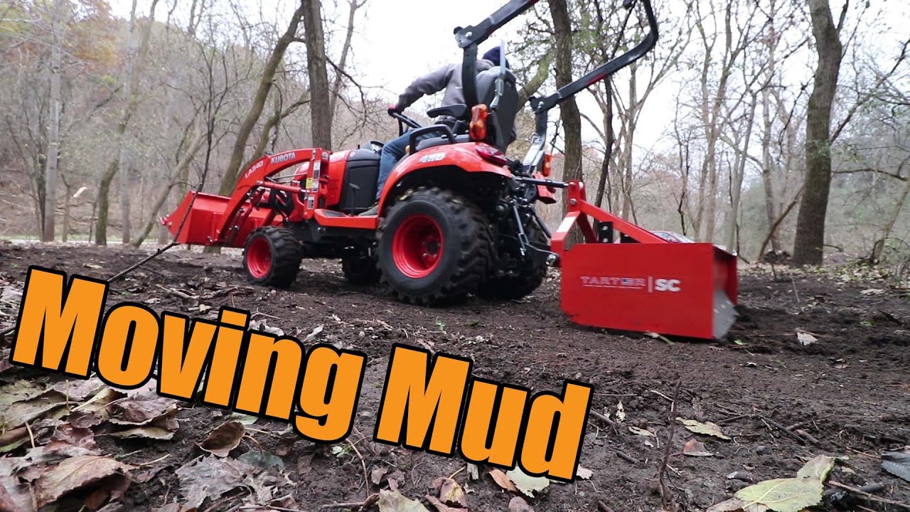 Box Blade - First Use on my Kubota BX23S - Land Leveling