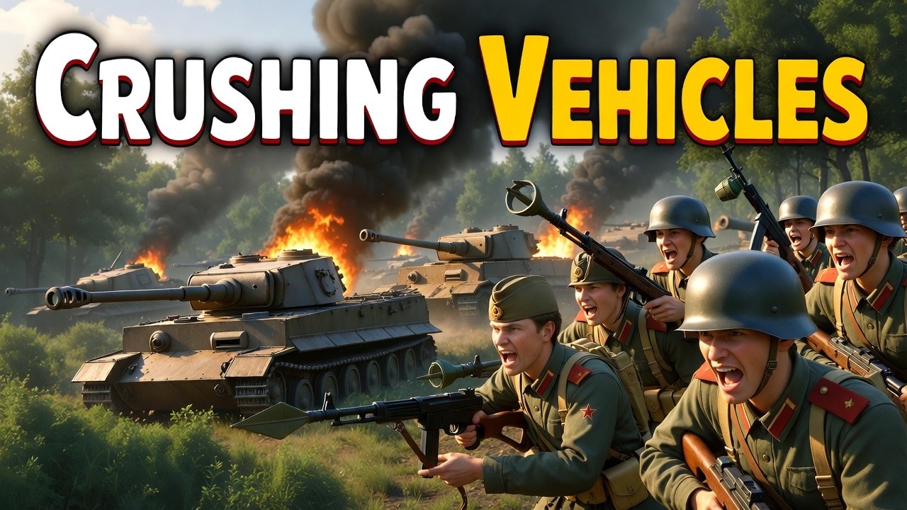 Раздавливание техники в Восточной Европе | Enlisted #enlisted #enlistedgame #enlistedgameplay