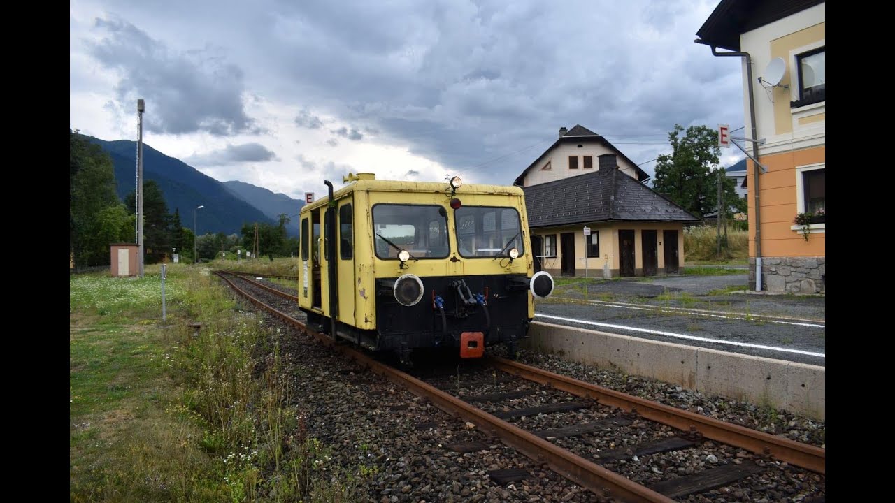 Führerstandsmitfahrt Gailtalbahn Hermagor - Kötschach-Mauthen 2021