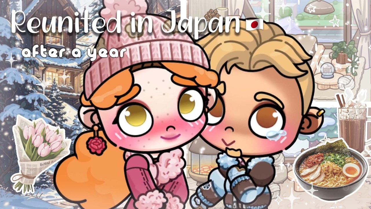 Reunited in Japan after a Year Apart👩‍❤️‍👨 ✈️ 🌸🍜| Avatar World