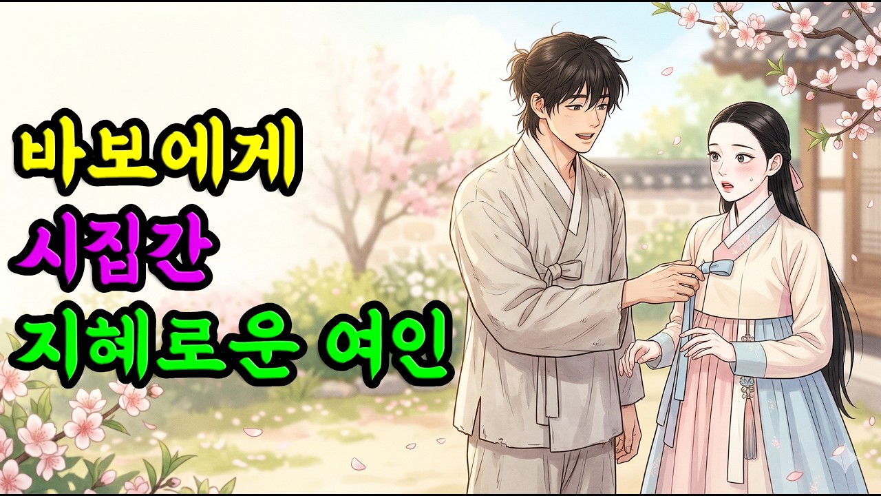 바보에게 시집간 지혜로운 여인