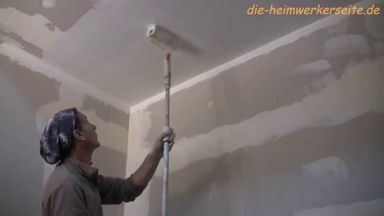 Decke streichen