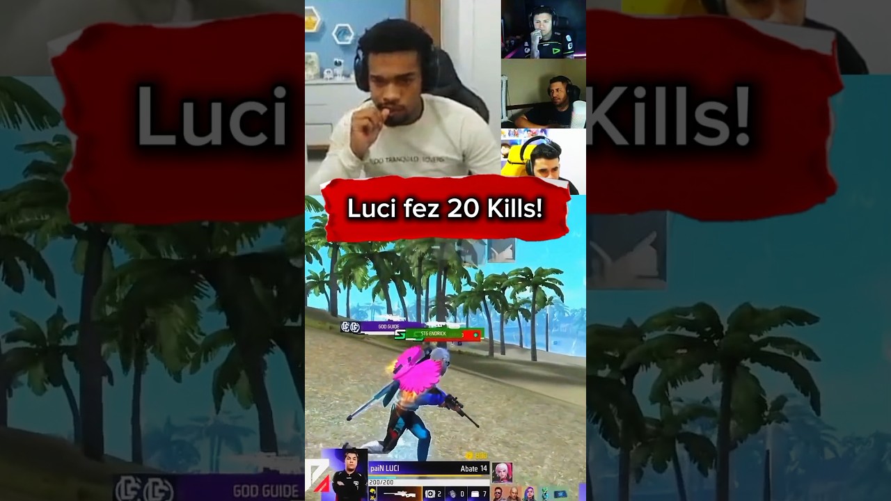 LUCI FEZ 20 KILLS EM 1 QUEDA NA CPN!