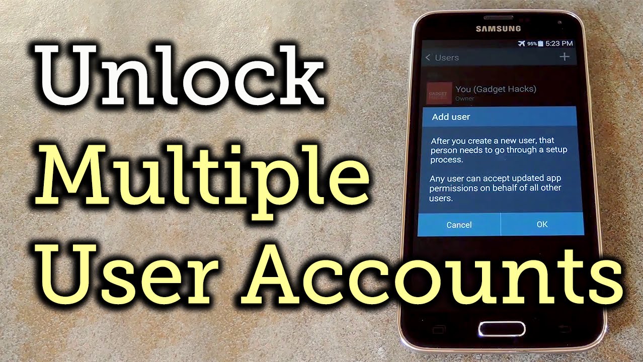 Enable Multiple User Accounts on Any Android Phone [How-To]