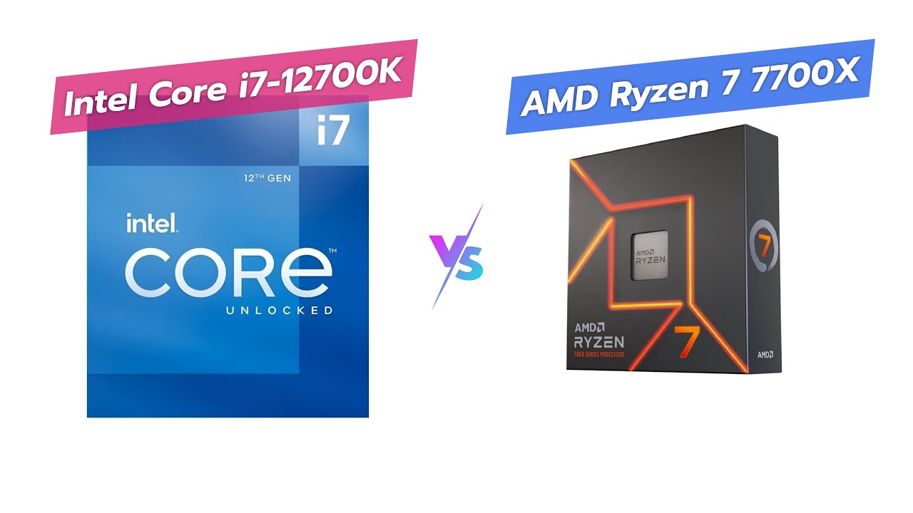 💻 Intel i7-12700K vs AMD Ryzen 7 7700X - Which One is Better? ⚔️