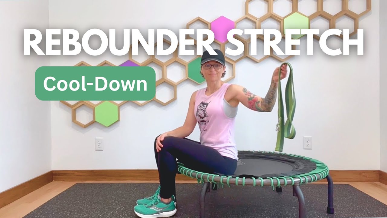 10 Minute Rebounder Cool Down | Gentle Mini Trampoline Stretch & Recovery