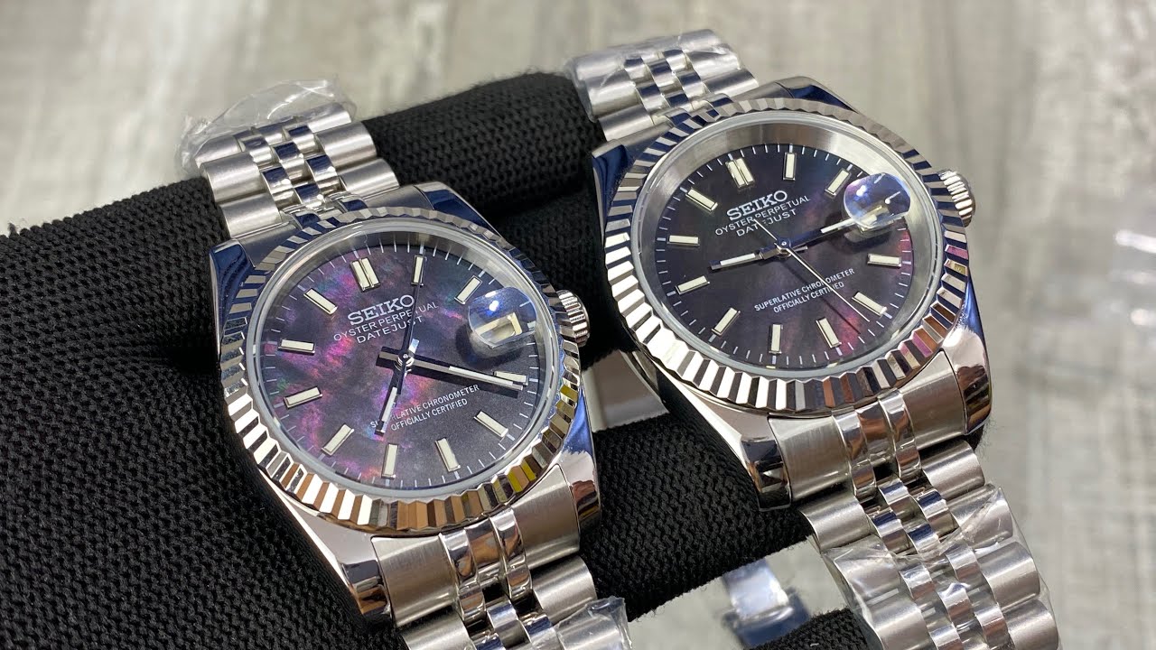 Nên chọn Seiko Mod Datejust MOP size 36 hay 39mm? Máy NH35A + Sapphire| JIMMY 0907525830