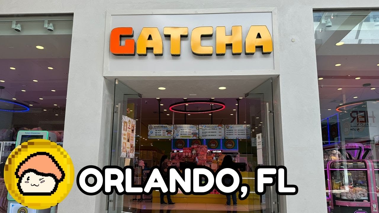 Gatcha Orlando - What will I win? - Claw Machine Arcade at The Florida Mall