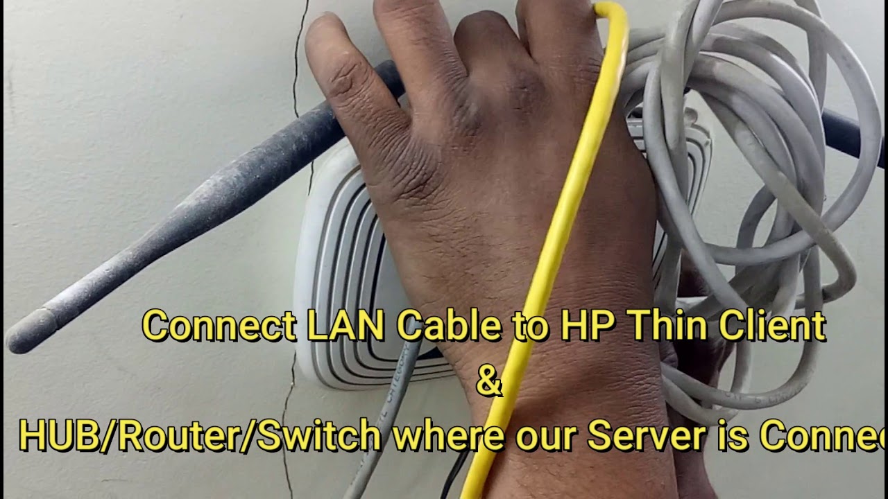 Thin client device installation