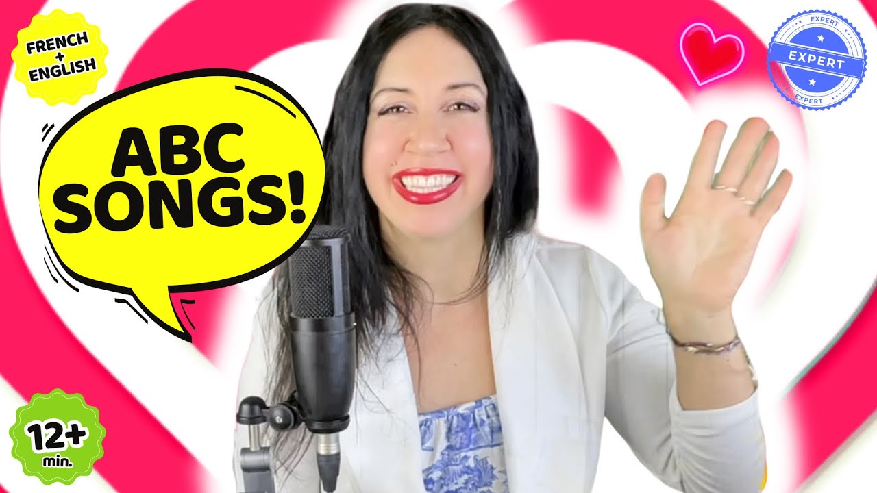 ABC SONGS FOR TODDLERS! ABC SONGS IN FRENCH & ENGLISH FOR BABIES AND KIDS! ALPHABET SONG CHILDREN