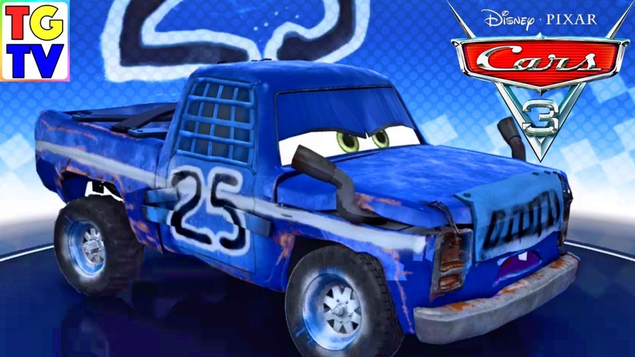 Cars 3 Broadside vs Tow Mater, DJ, Ramone, Cruz & Jackson Storm | Cars Lightning League