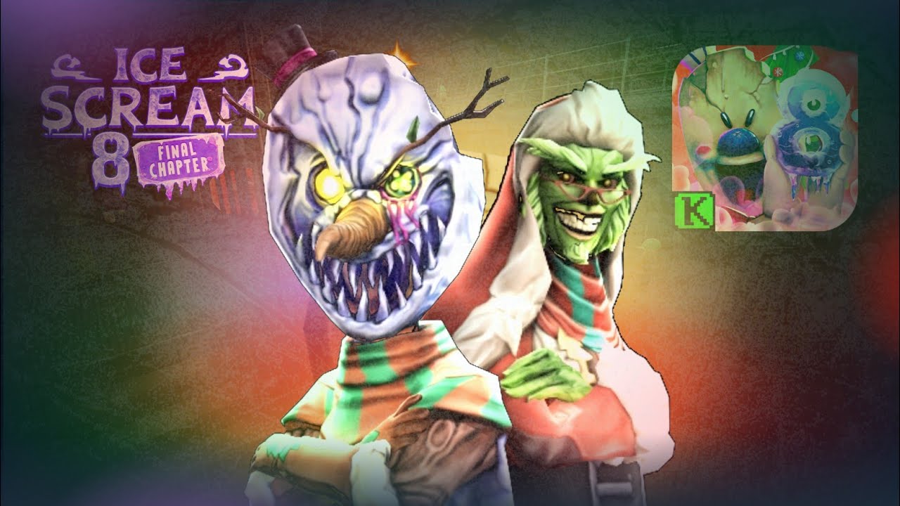 ICE SCREAM 8 CHRISTMAS ☃️🎅 BUY NEW SKINS & SNOW FACTORY!